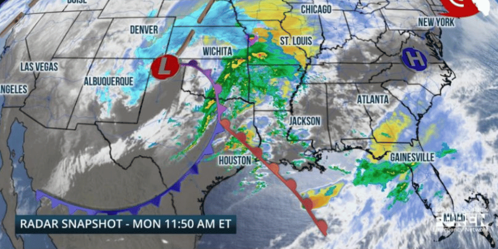 Peligrosas tormentas impactarán el norte de Florida la noche de este lunes y el martes