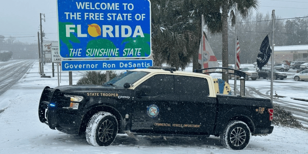 El norte de Florida se prepara para la nieve y el hielo en las carreteras